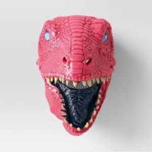 NEW Hyde & EEK Adult T-Rex Halloween Mask Pink